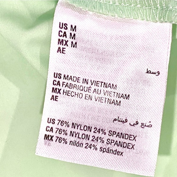 Alfani Comfort Luxe Pistachio Green Top Size M - Picture 7 of 9